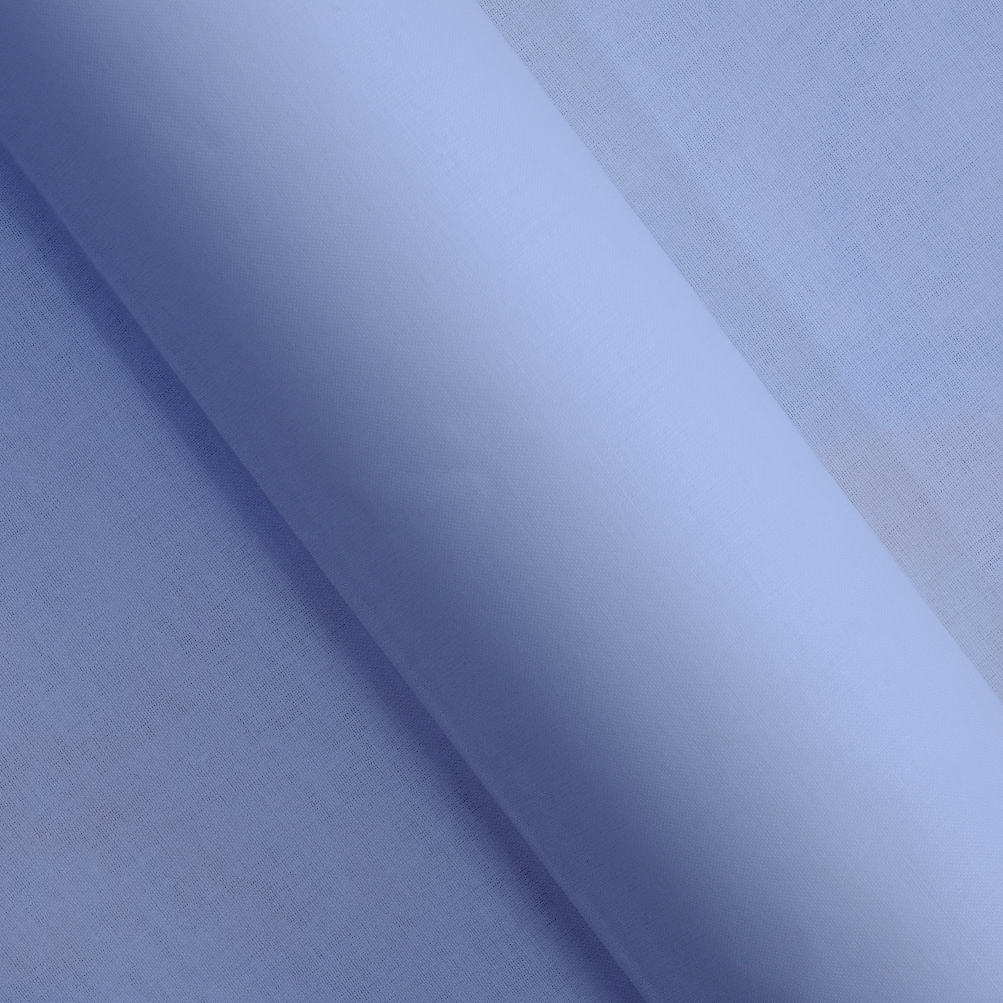 White 100% Pure Paper Cotton Plain Fabric, Minister Look.