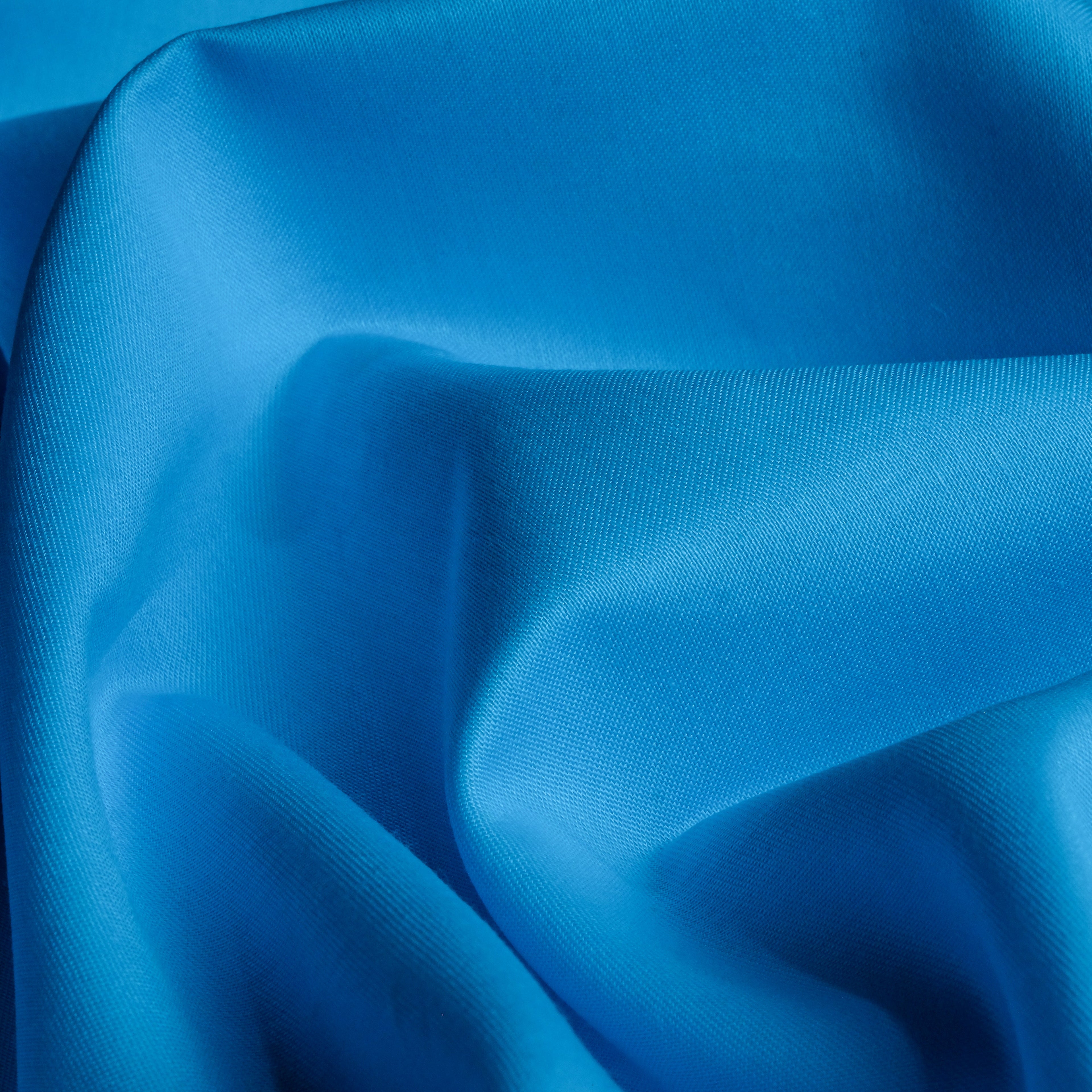 Light Blue 100% Pure Egyptian Giza Cotton Plain Fabric
