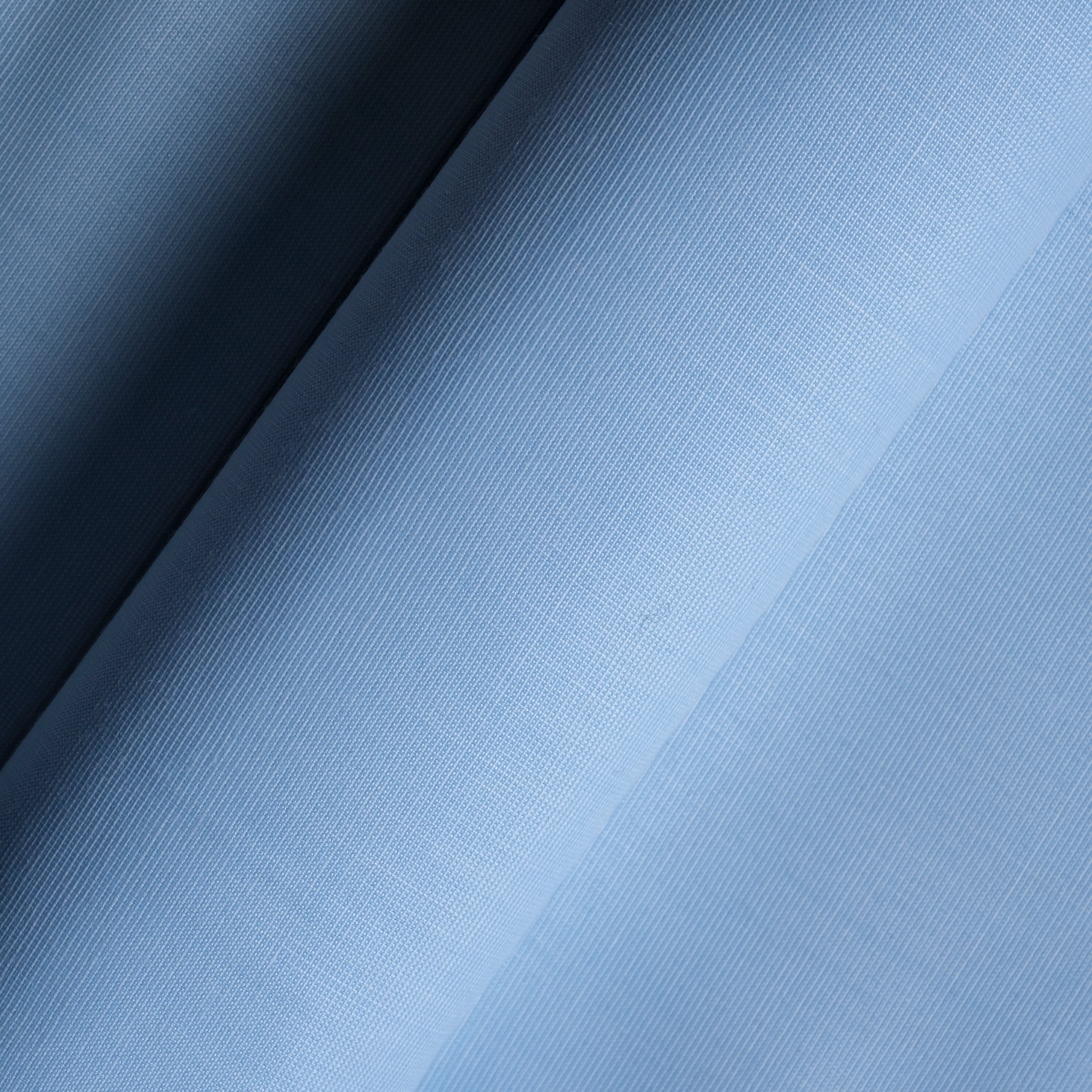Sky Blue 100% Pure Egyptian FilaFil Cotton Plain Fabric