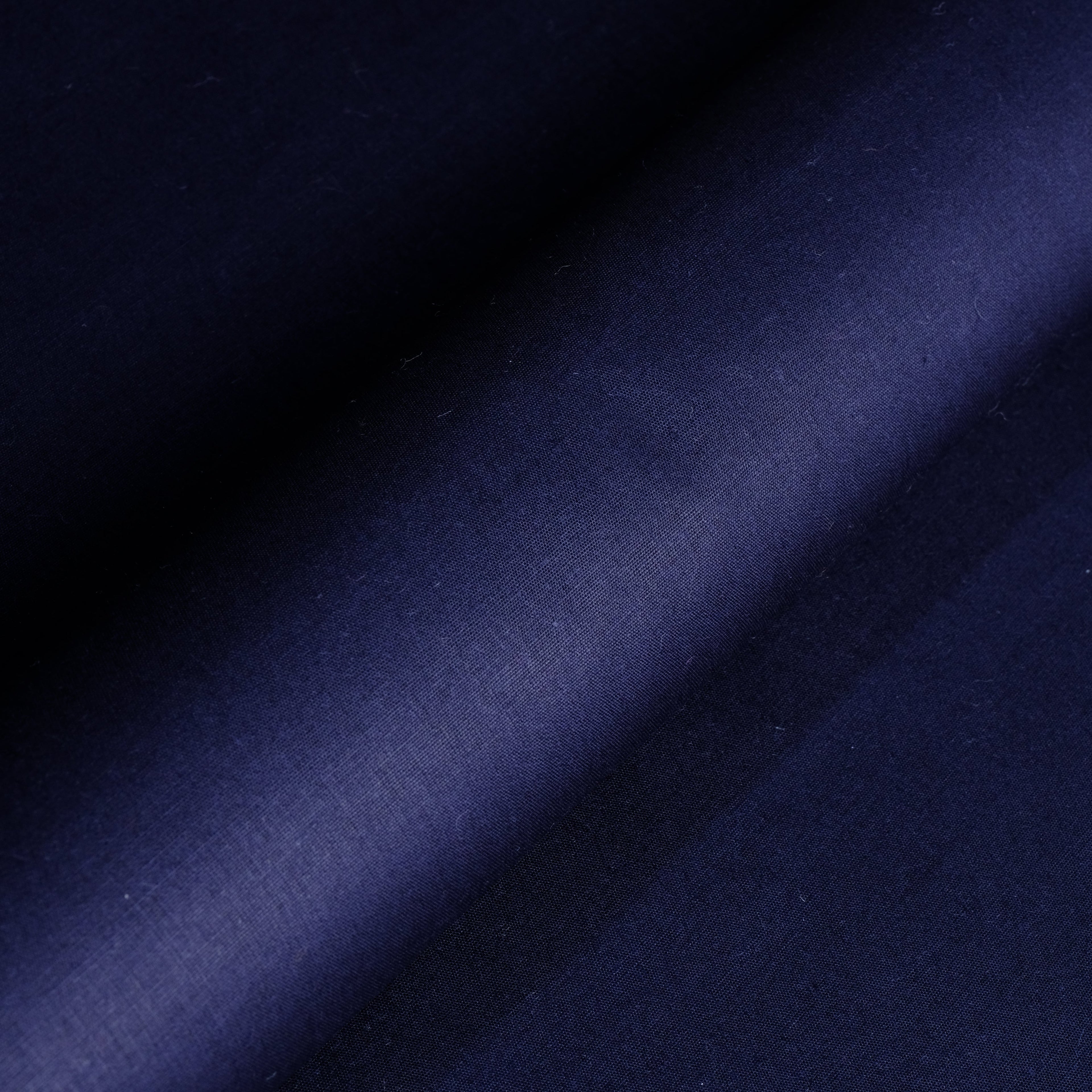 Navy Blue 100% Paper Cotton, Minister Look.