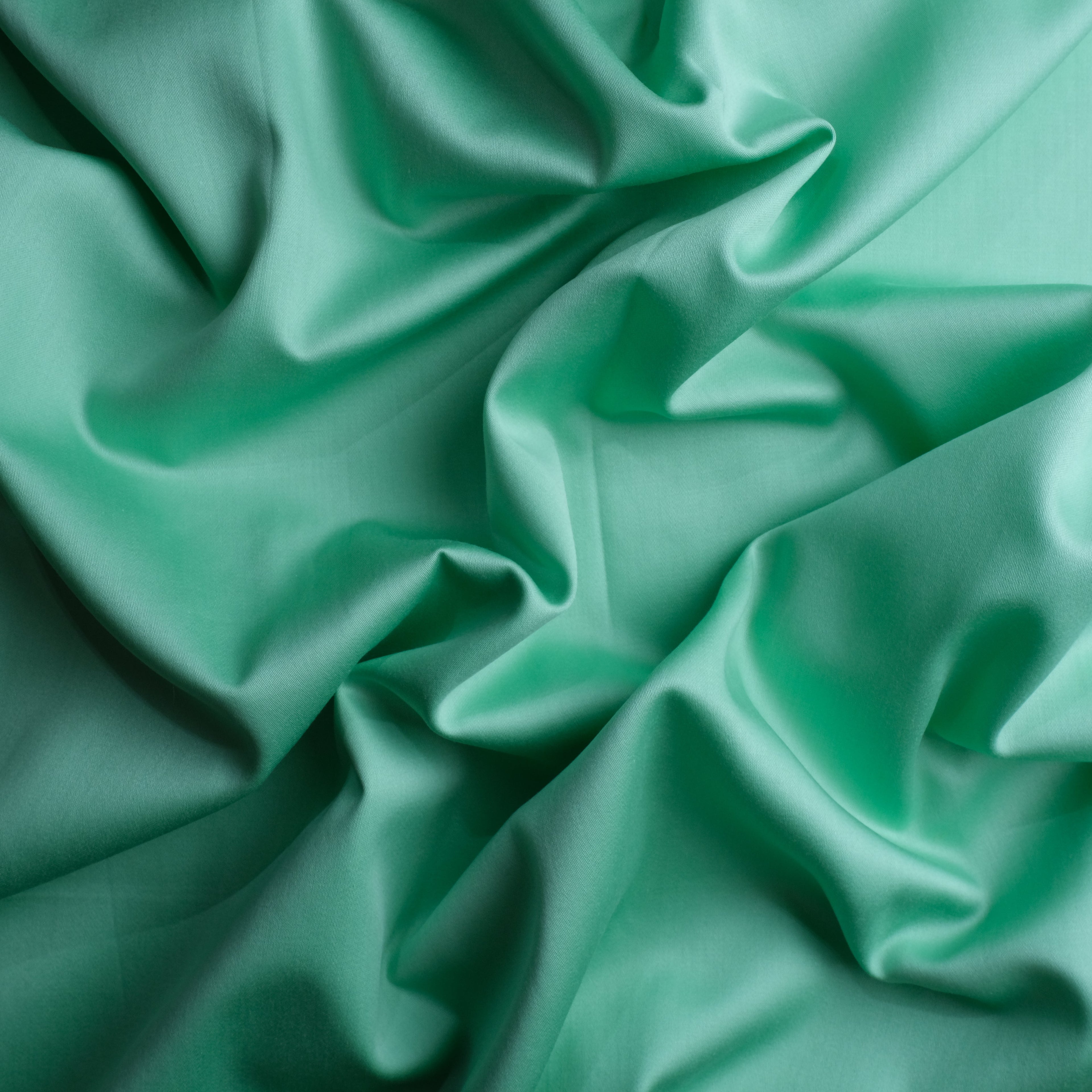 Light Green 100% Giza Cotton Plain Fabric