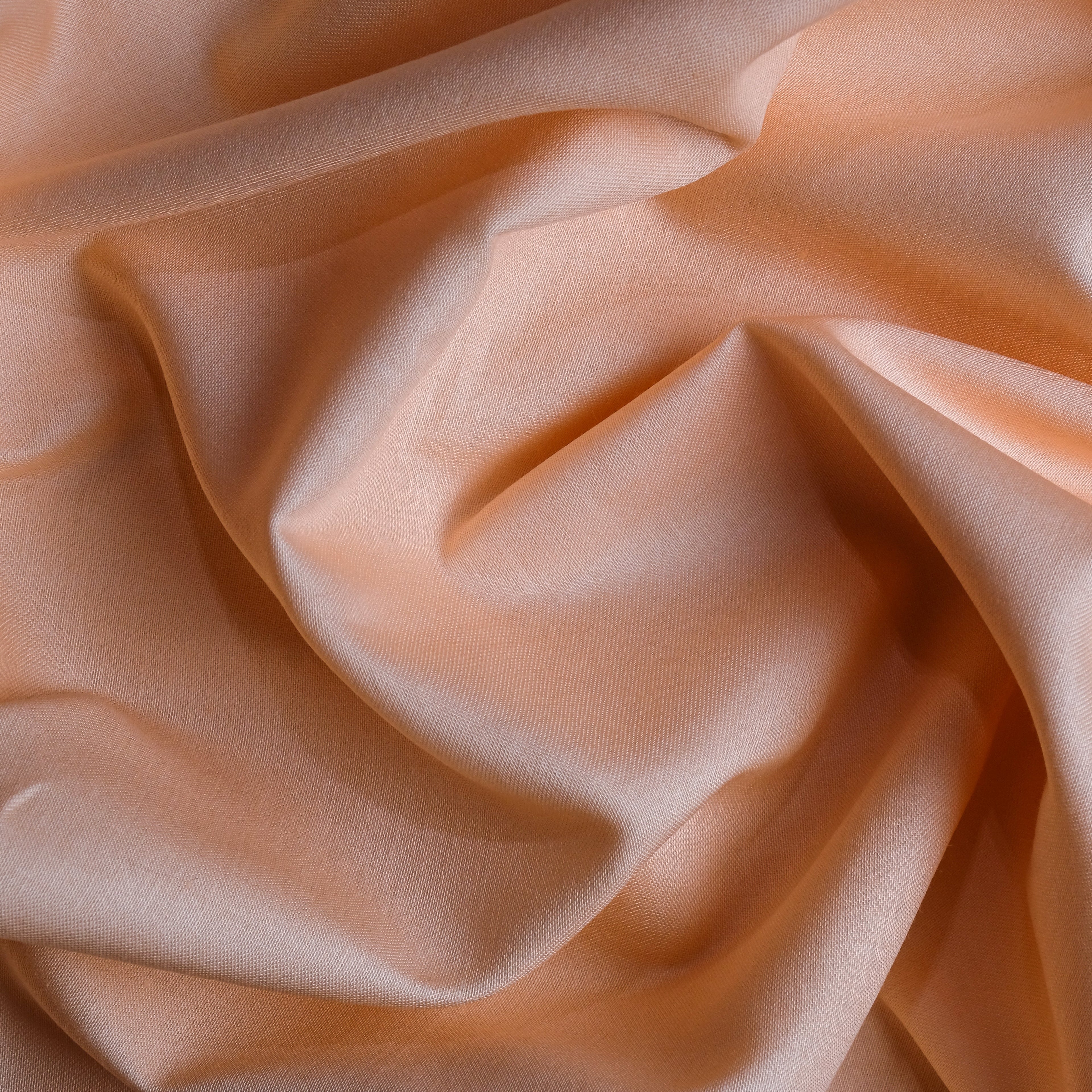 Peach 100% Pure Egyptian Giza Cotton Plain Fabric