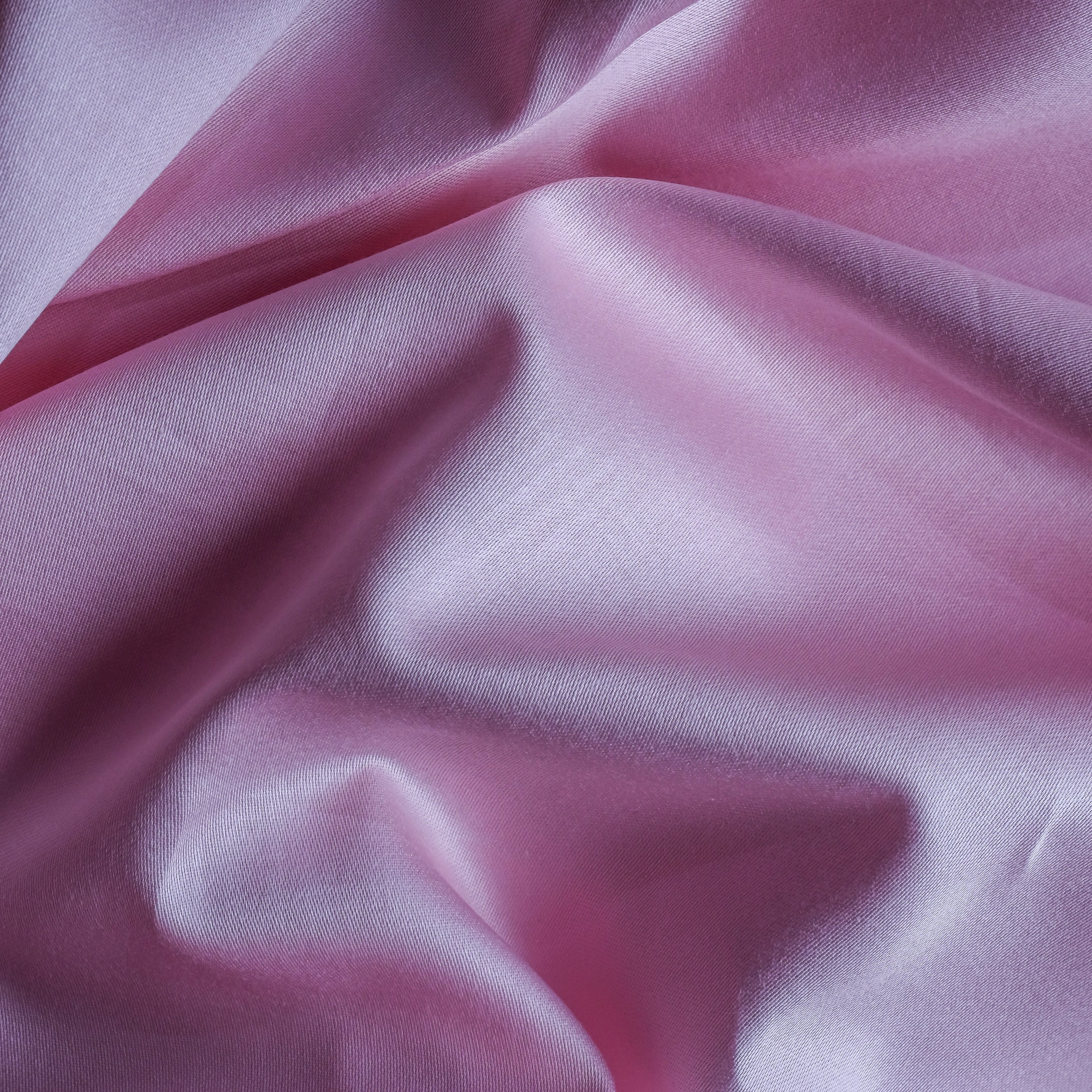 Pink 100% Pure Egyptian Giza Cotton Plain Fabric